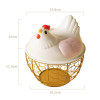 Hen Egg Basket Decorative Egg Storage Basket