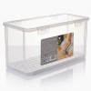 Airtight Fresh Bread Keeper Box With Drain Tray