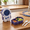 Space Theme Lunch Box with 3 Compartments