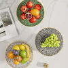 Acrylic Diamond Pattern Fruit Tray