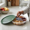Transparent 5 Compartment Snack Storage Container
