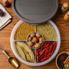 Transparent 5 Compartment Snack Storage Container