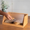 Bamboo Bread Box with Acrylic Lid