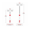 Window Glass Cleaner Wiper With Extendable Handle