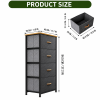 4 Drawer Steel Frame Fabric Storage Organizer