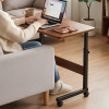 Height Adjustable Wooden Bedside Table