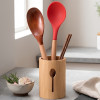 Bamboo Kitchen Cutlery Holder Caddy