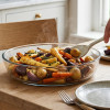 1.6L Toughened Glass Baking Dish Heat Resistant 450°C