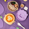 3 Compartment Baby Stainless Steel Lunch Box Leak Proof