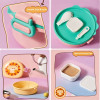 3 Compartment Baby Stainless Steel Lunch Box Leak Proof