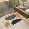 Aqua Wave Foam Bath Mat Absorbent Non Slip