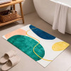 Aqua Wave Foam Bath Mat Absorbent Non Slip