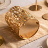 Gold Metal Pen Holder & Tealight Candle Lantern
