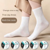 Disposable Travel Cotton Socks Pair Portable