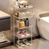 6 Tiers Vertical Transparent Shoe Rack Organizers