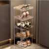 6 Tiers Vertical Transparent Shoe Rack Organizers