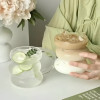 Borosilicate Glass Irregular Cup With Handle 430ml