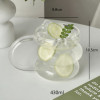 Borosilicate Glass Irregular Cup With Handle 430ml