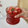 Borosilicate Glass Irregular Cup With Handle 430ml