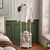 Multi Purpose Clothes & Storage Rack With Basket