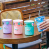 350ml Glass Straw Sipper