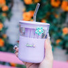 350ml Glass Straw Sipper