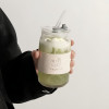 Aesthetic Glass Sipper Cup