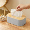 Wooden Head Tissue Box