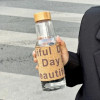 Glass Bottle 500ml Reusable Water & Beverage Storage Bottle