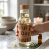 Glass Bottle 500ml Reusable Water & Beverage Storage Bottle