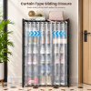 7 Layer Shoe Rack With Curtain