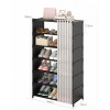 7 Layer Shoe Rack With Curtain