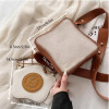 Toast and Egg Design Crossbody Bag Set for Women PU Leather Shoulder Handbags