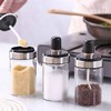 Kitchen Condiment Jar With Spoon
