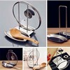 Lid and Spoon Stand Holder Stainless Steel