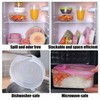 6 Pcs Silicone Covers Lid - Airtight bowl Cover Lid