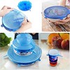 6 Pcs Silicone Covers Lid - Airtight bowl Cover Lid
