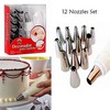 Cake Decorating With Nozzles Set 6 Pcs