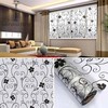 Window Glass Wallpaper Sticker Florals Fancy Pattern